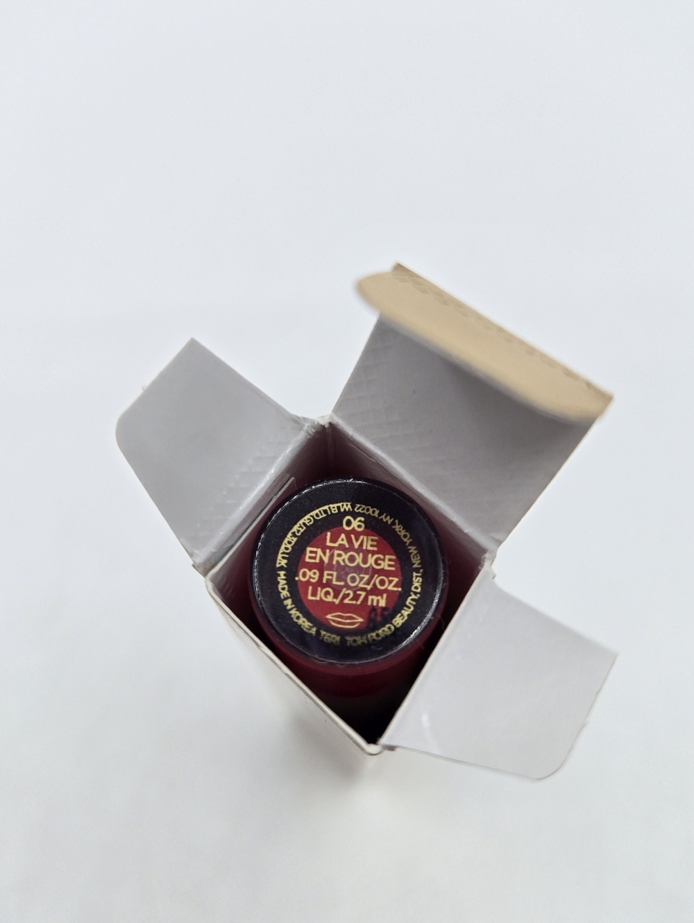Tom Ford Soleil La Vie En Rouge # 6 Lip Lacquer Liquid Tint - Picture 7 of 15